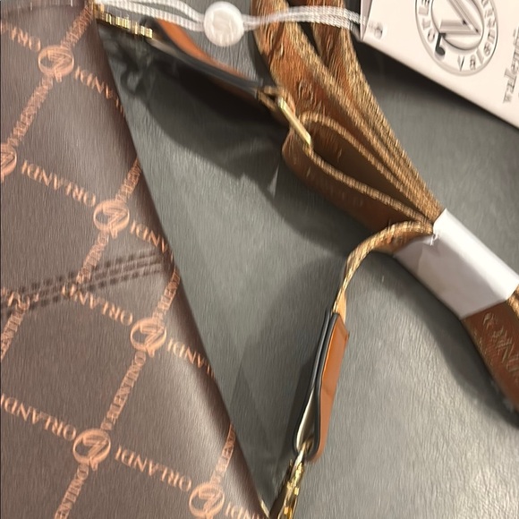 NWT Valentino Orlandi Brown Crossbody Bag - Picture 7 of 13